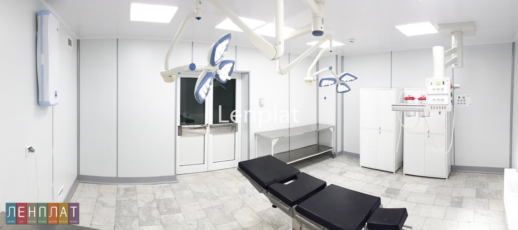 Стеновые декоративные панели в  медицинских центрах и клиниках